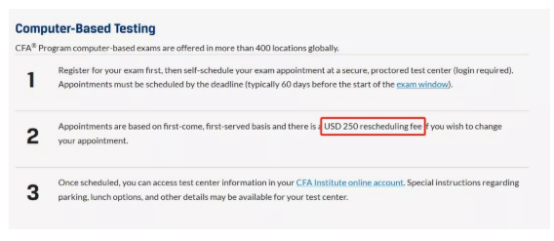 CFA考試地點(diǎn)