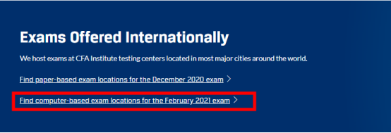 CFA考試時(shí)間和考試地點(diǎn)